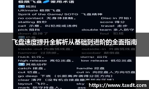 飞盘速度提升全解析从基础到进阶的全面指南